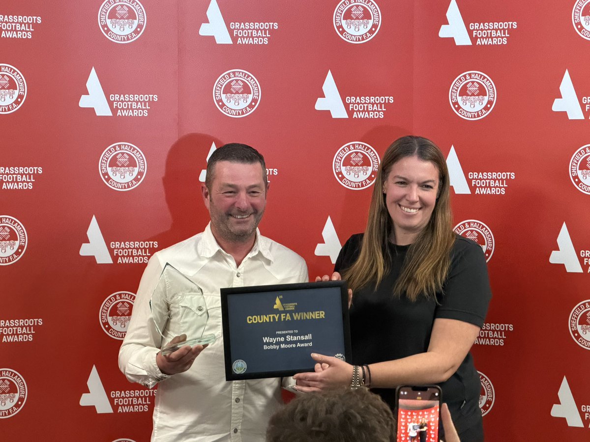 Congratulations Wayne, an award that is well deserved 
🔵⚫️🔵⚫️
<a href="/SDJSFL/">SDJSFL</a> <a href="/SHCFA/">Sheffield & Hallamshire County FA</a>