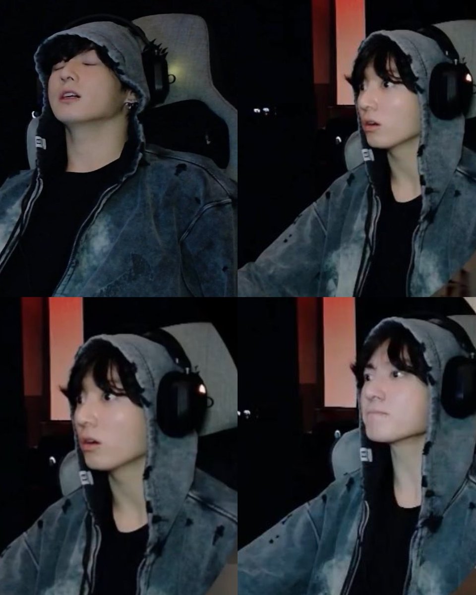 sgmin_seven's tweet image. JUNGKOOK&apos;S REACTIONS WHEN HE GETS SCARED