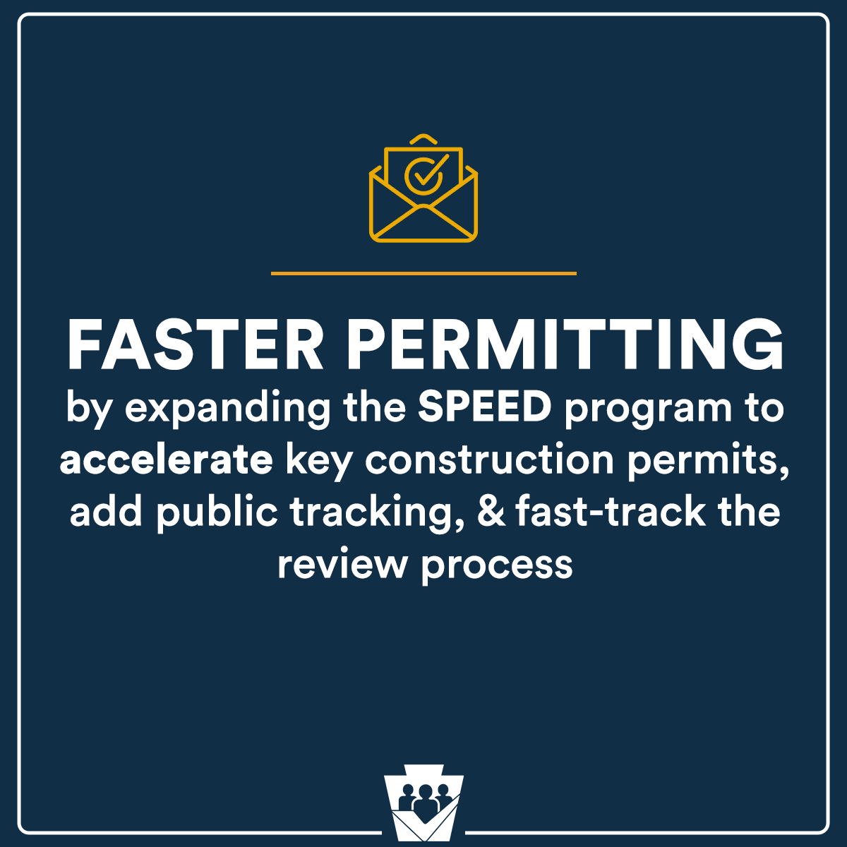 Permitting reform is essential to Pennsylvania’s competitiveness. <a href="/GovernorShapiro/">Governor Josh Shapiro</a>’s budget expands the SPEED program, accelerates key reviews &amp; creates a public permit tracker so businesses will have clearer, faster paths to growth. #PAGetsItDone ow.ly/jWcC50XuUFv