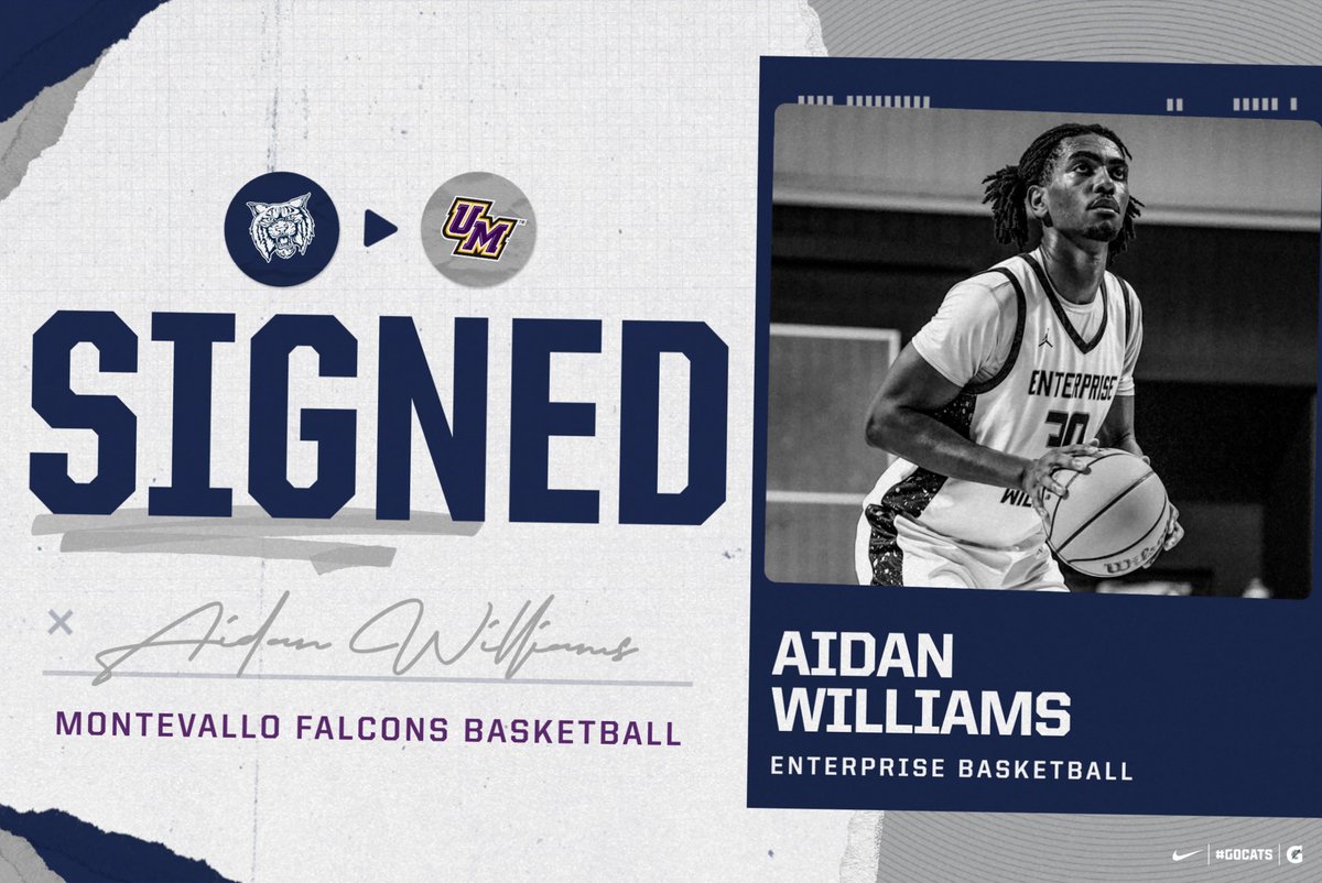 Congratulations to Aidan Williams on signing today to continue his academic &amp; athletic career at the next level with the Montevallo Falcons! | #GoCats | #TRT | #GoFalcons