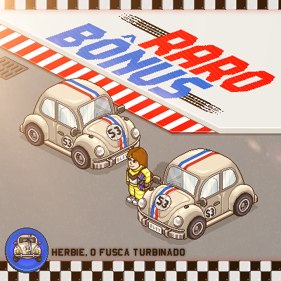MeuHabblet's tweet image. Vamos lá, Herbie! 🚘

O novo raro bônus acabou de chegar! Ao bater a meta de adquirir 40 asinhas, você será recompensado com o raro Herbie, o  Fusquinha Turbinado + EMBLEMA exclusivo. 🏁