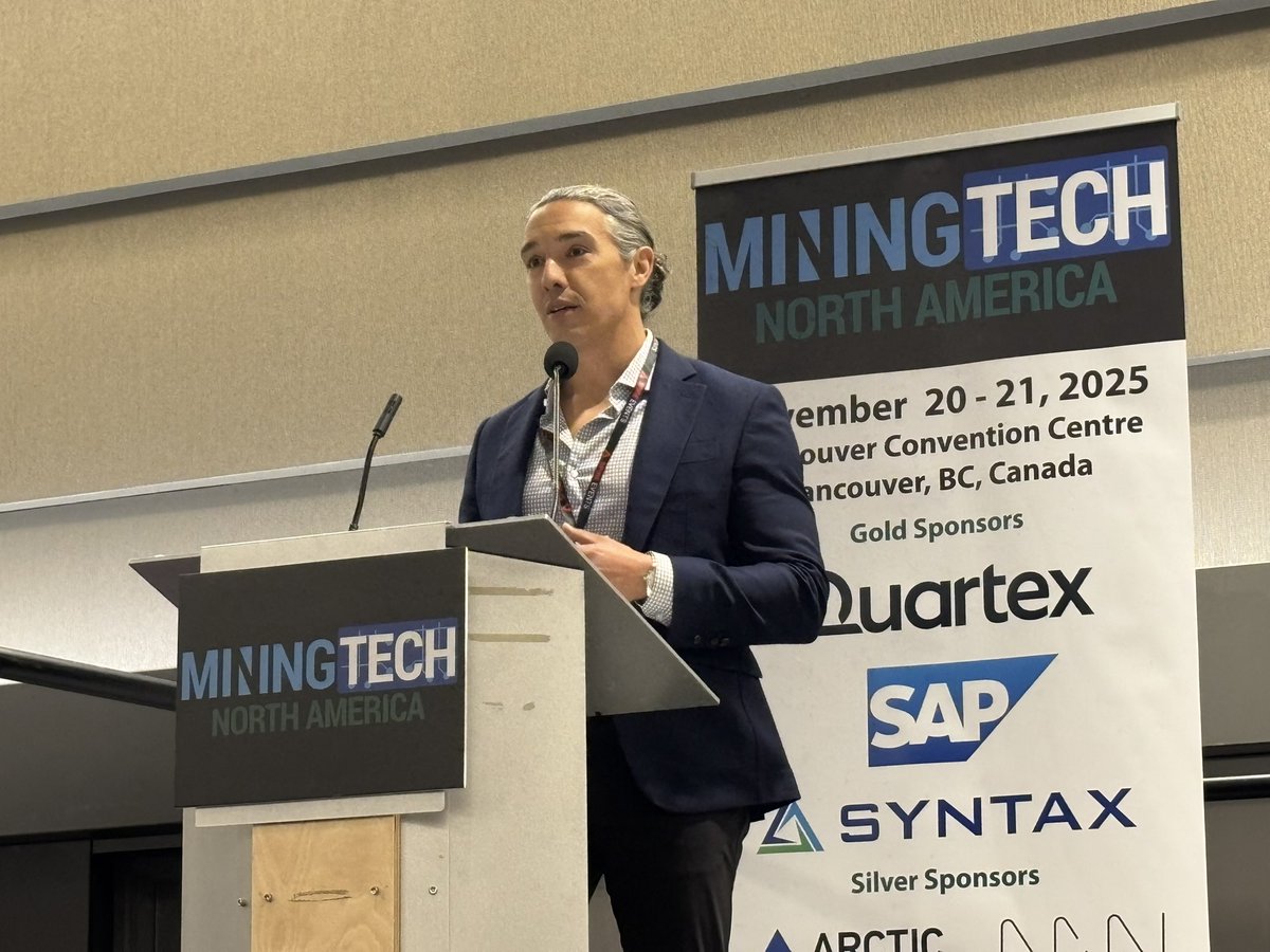 MiningTech1's tweet image. Kellen Timboe Chief Revenue Officer from Quartex, our gold sponsor at MiningTech North America Conference &amp;amp; Expo, sharing on how Quartex enables its customers to run every site right to keep people moving, qualified &amp;amp; compliant.