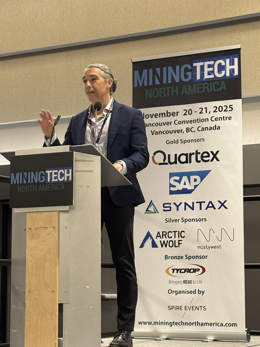 MiningTech1's tweet image. Kellen Timboe Chief Revenue Officer from Quartex, our gold sponsor at MiningTech North America Conference &amp;amp; Expo, sharing on how Quartex enables its customers to run every site right to keep people moving, qualified &amp;amp; compliant.
