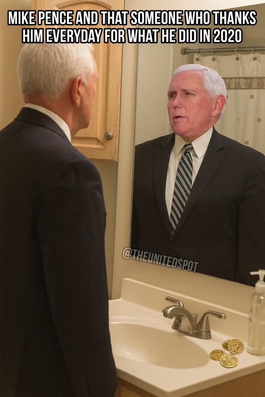 Slimy RINO. Rumor has it, he's running in 2028. He'll get one vote: his own!