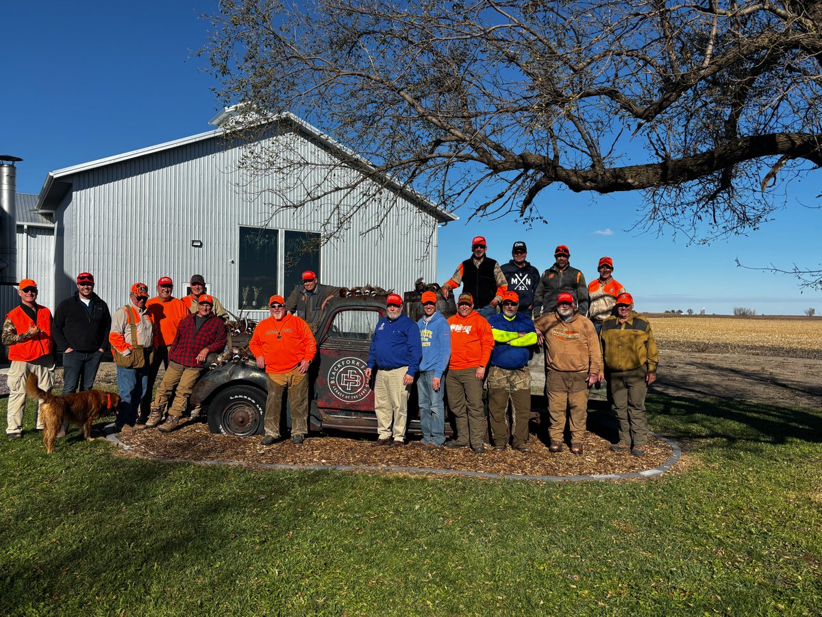SDStateCAFES's tweet image. The annual Dean’s Pheasant Hunt is a uniquely South Dakota tradition that showcases the relationship between the two main contributors to the South Dakota economy: agriculture and the state’s natural resources.

sdstate.edu/news/2025/11/a…