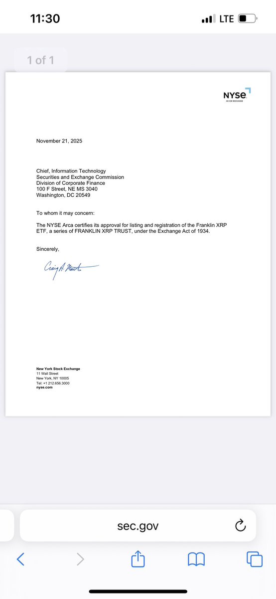 amonbuy's tweet image. 💥 JUST IN: Both Franklin Templeton and Grayscale XRP ETF’s have been approved for the New York Stock Exchange.

“#XRP volcanic mode: ON.” 🚀🔥