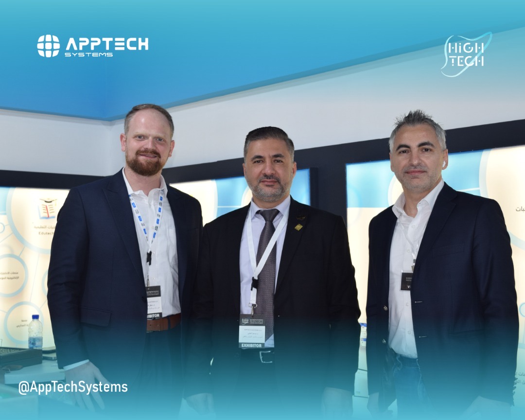 ApptechSystems's tweet photo. نختتم اليوم بكل رضا ونجاح، ونشكر كل من زار جناحنا. بانتظاركم غداً مع عروض ونقاشات جديدة حول مستقبل التكنولوجيا والأعمال

#hitechsyria #apptechsystems #technology https://t.co/jFkQMnGXtu