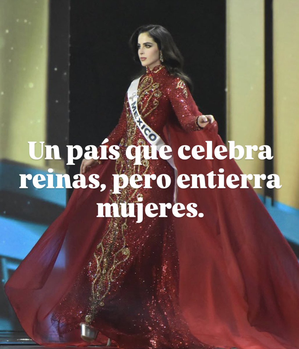 Dice roña <a href="/Claudiashein/">Claudia Sheinbaum Pardo</a> 
“Llegamos todas” 
#missuniversemexico2025