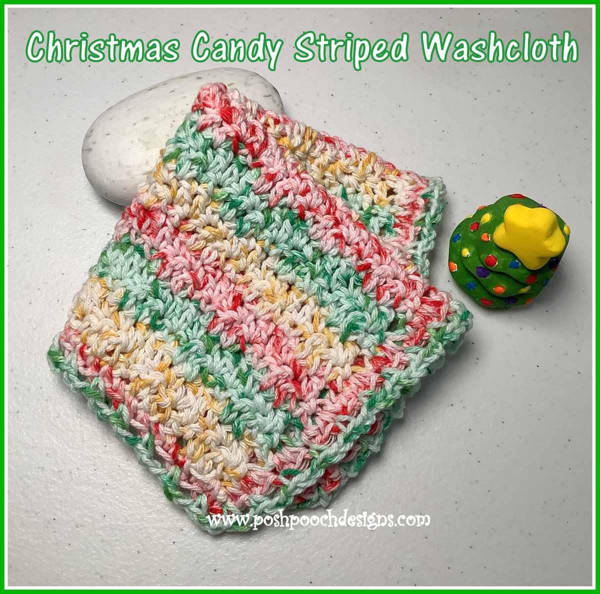 PoshPoochDesign's tweet image. Learn To Crochet The Christmas Candy Striped Washcloth Crochet Pattern and Video - youtu.be/o72nBBn7KdU?si…