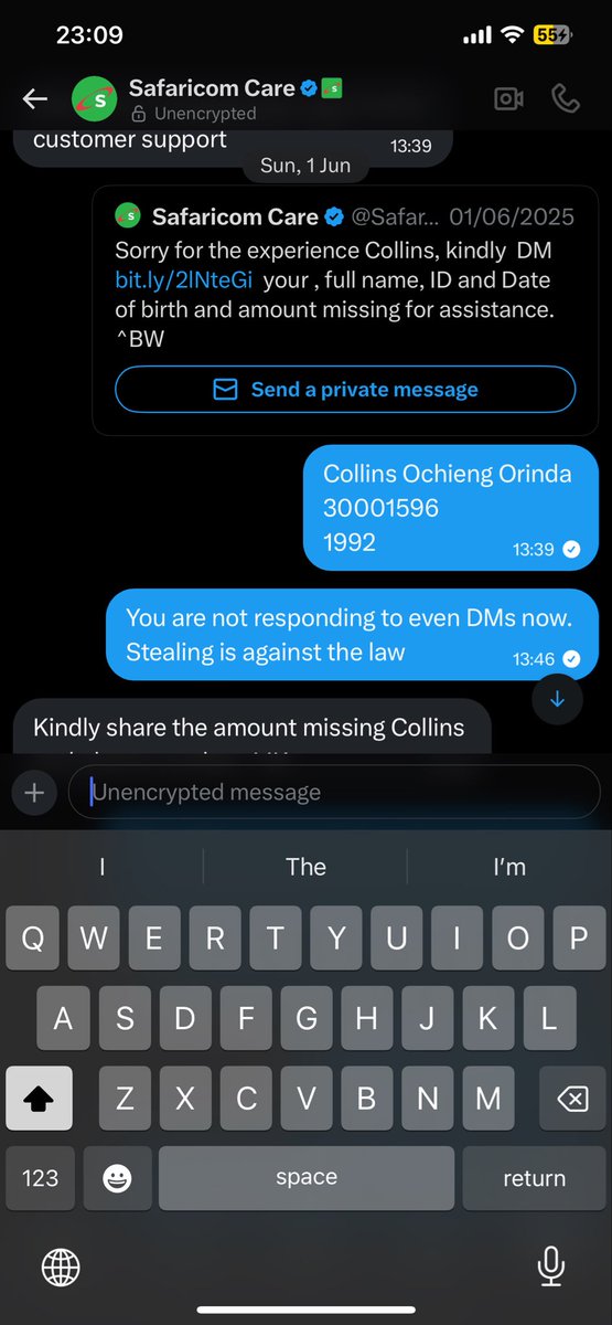 CollociniOchy's tweet photo. @C_NyaKundiH @MikeSonko @TheODMparty @edwinsifuna @POTUS @elonmusk @SafaricomPLC  @Safaricom_Care the thievery from safaricom is very visible. Everyone can see it and they should release the tapes https://t.co/FONC5EaZbM