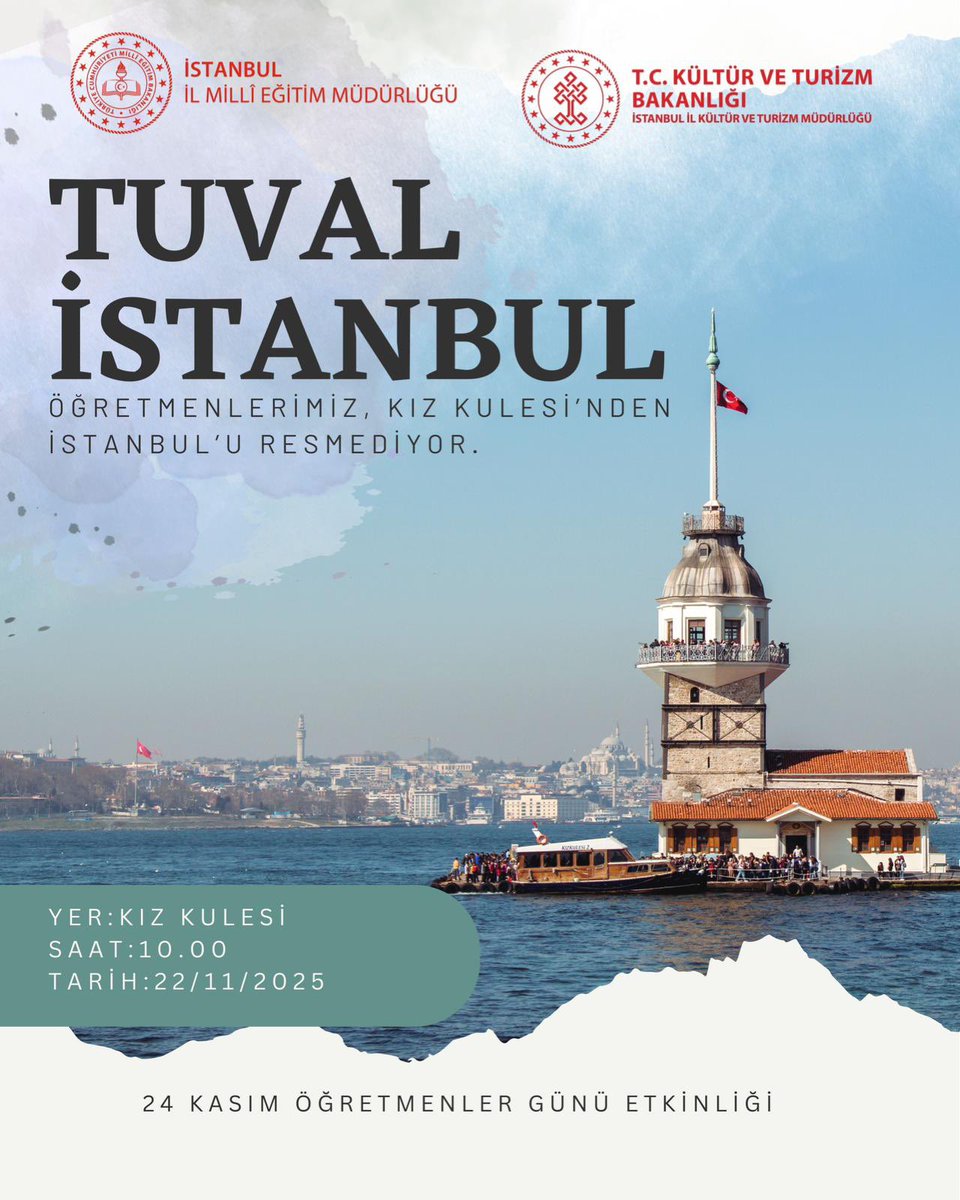 24 Kasım’da öğretmenlerimiz bu kez sınıfta değil, Üsküdar sahilinde Kız Kulesi’ne karşı tuval başında; İstanbul’un ışığını, rüzgârını, sesini resmediyorlar.

Bu şehrin ufkuna hem bilgiyle hem renklerle imza atan tüm meslektaşlarımın Öğretmenler Günü’nü yürekten kutluyorum.