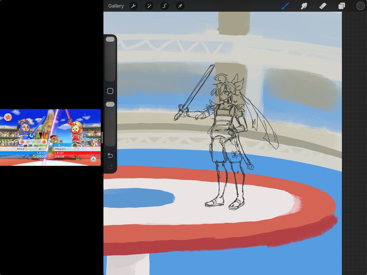 bwootster's tweet image. What do you guys think of genshin impact Wii sports resort….. Klii sports resort….