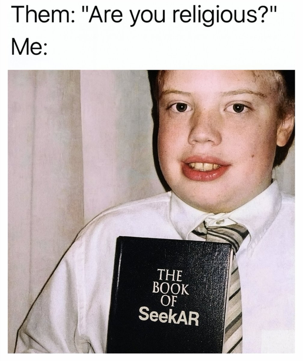 Seekprotocol's tweet image. My only doctrine: 

&quot;Seek, and you will gain&quot; 🤳