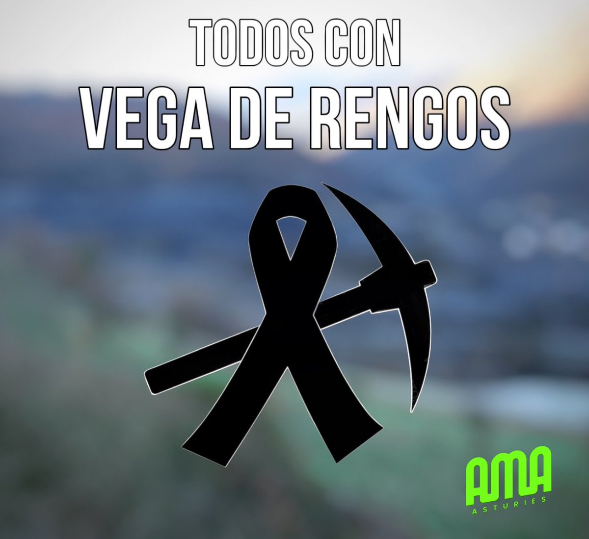 Otra vez nos llega la peor de las noticias con la terrible desgracia en Vega de Rengos (Cangas de Narcea).

Nuestra fuerza y apoyo a toda la familia minera, especialmente para familiares y allegados de las personas afectadas.

Vega de Rengos en nuestros corazones 🖤⚒️