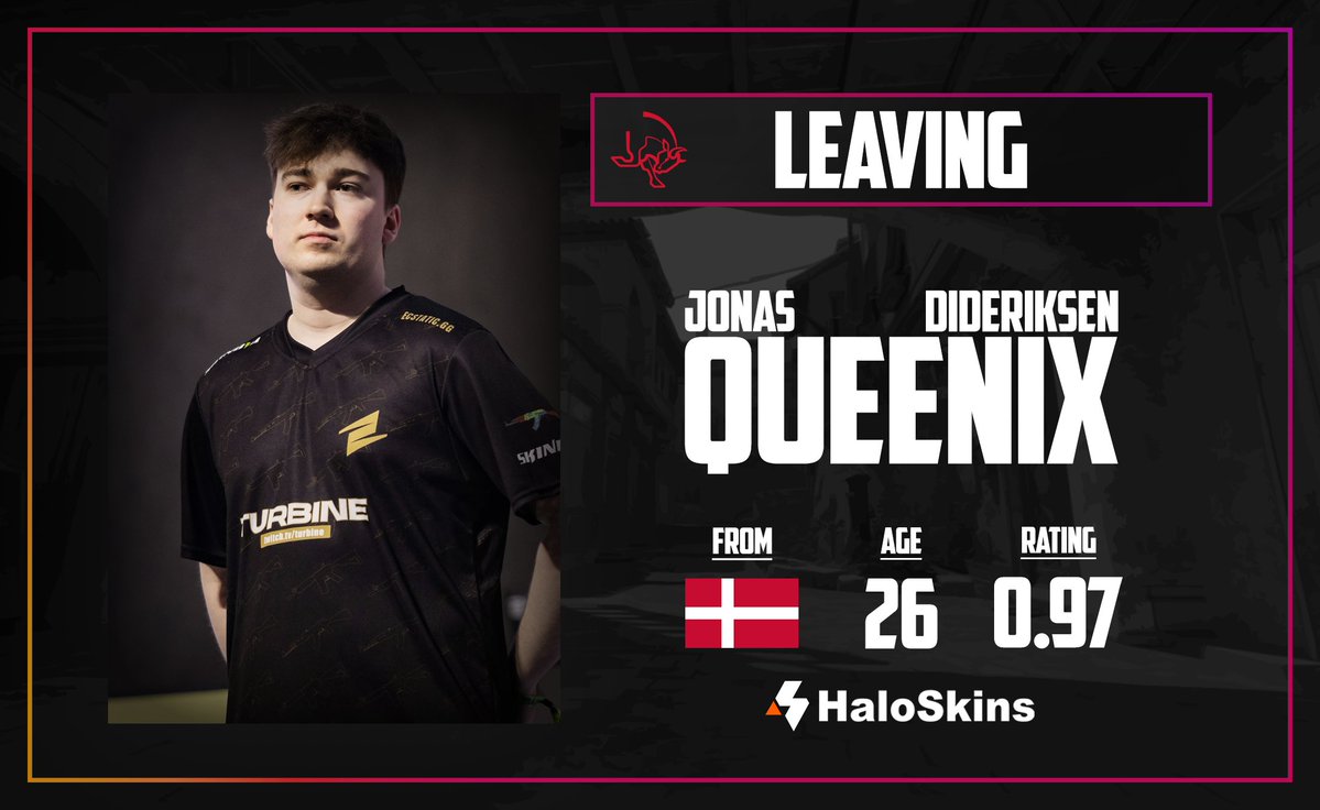 CSRosterUpdates's tweet image. Confirmed: 🇩🇰Queenix leaves 🇩🇰AaB