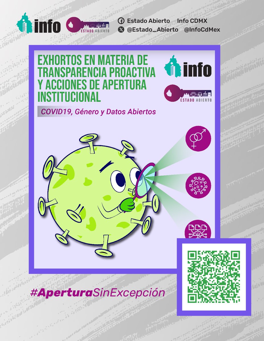 Estado_Abierto's tweet image. #AperturaSinExcepción | Información de interés para la sociedad sobre la prevención y el combate de la pandemia del virus #COVID19 🦠💡

👁️Consulta más: 🔗goo.su/DpJV