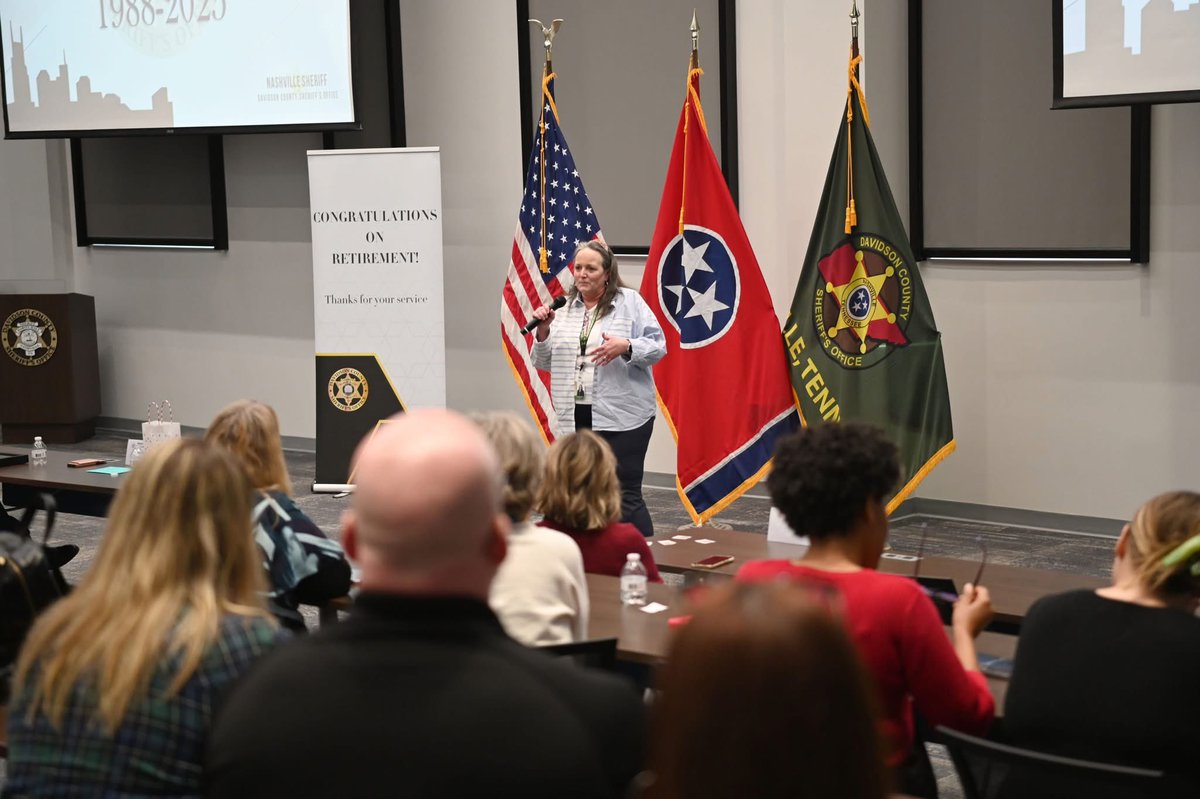 We proudly celebrated 37 years of dedicated service from Marsha Travis, former <a href="/AmerJail/">American Jail Assoc.</a> President and our Director of Standards. A true pillar in corrections, her leadership has shaped policies nationwide and strengthened our agency. Wishing Marsha all the best ahead!