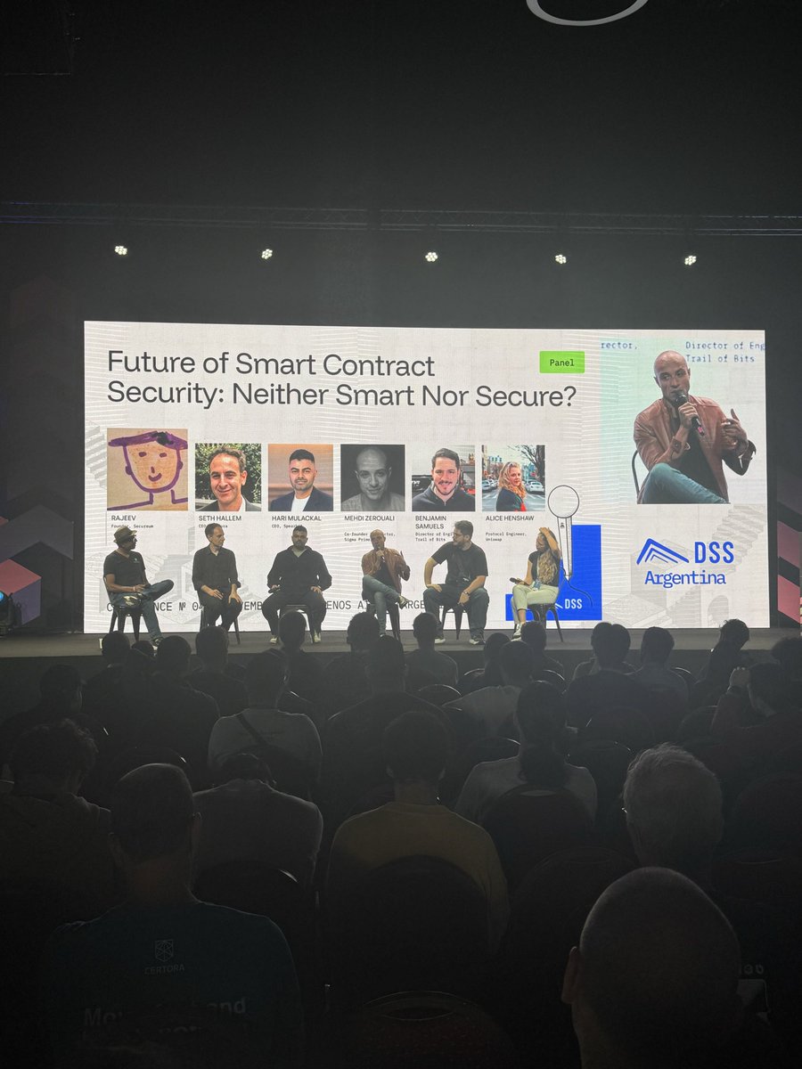 coverage_labs's tweet image. Good panels over the last two days at @summit_defi.

Plenty of valuable insights and feedback on security itself and on our new product, a cloud-based platform for running invariant tests.

We’ll soon open our Alpha version. 

If you have experience with invariant testing don’t…