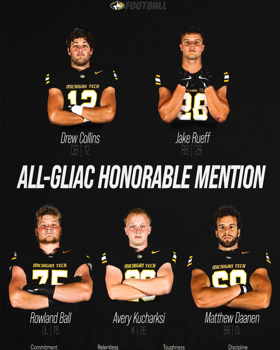Michigan Tech Football tweet media