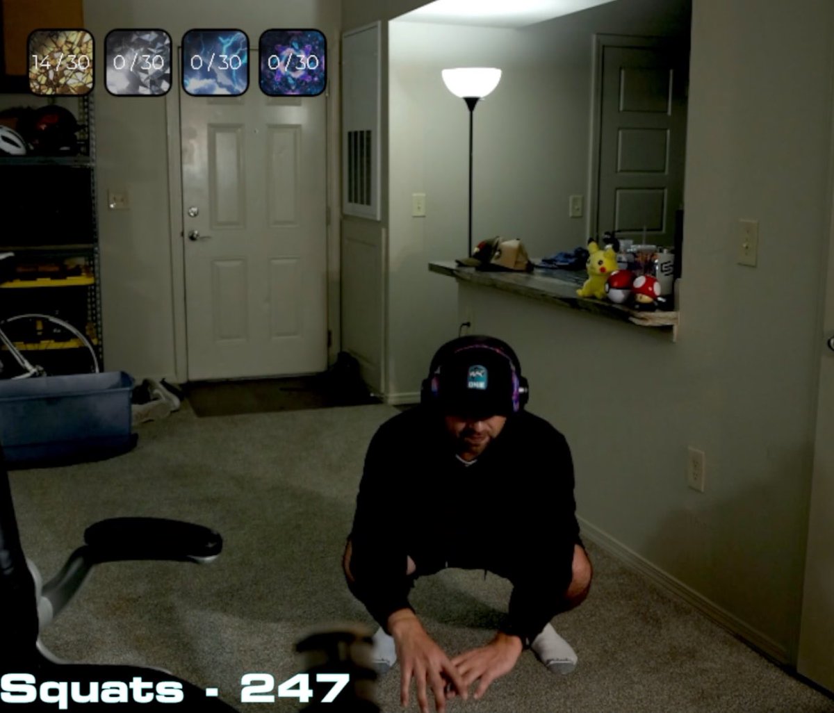 1 death = 1 squat 

camo grind is going well - one gun gold and 250 total squats last night 😭