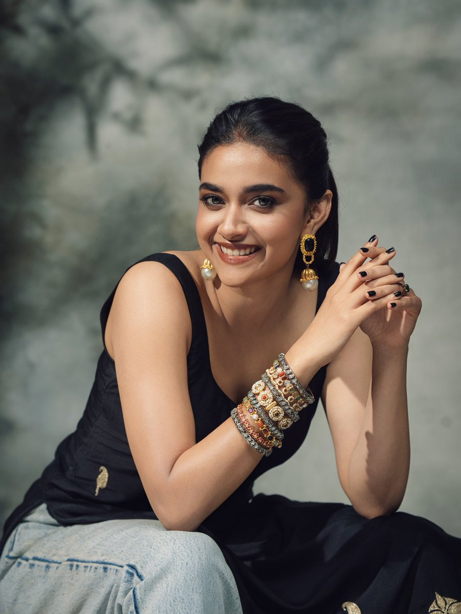 RamXinema's tweet image. Kitty recent clicks for #RevolverRitaPromotions #KeerthySuresh