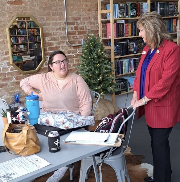 CarsonForTexas's tweet image. Crazy Four Books &amp;amp; Coffee was the perfect spot for our Meet &amp;amp; Greet! Big thanks to owner Alexis Johnson for hosting.

I love meeting voters across #HD9, &amp;amp; folks are fired up for strong conservative representation in the March 3rd, 2026 Republican Primary!
#CarsonforTexas #txlege