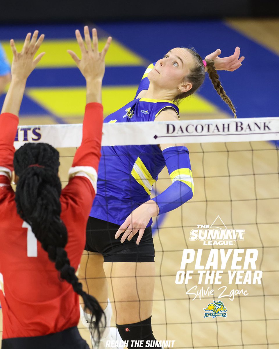 TheSummitLeague's tweet image. 𝟐𝟎𝟐𝟓 #𝐒𝐮𝐦𝐦𝐢𝐭𝐕𝐁 𝐏𝐥𝐚𝐲𝐞𝐫 𝐨𝐟 𝐭𝐡𝐞 𝐘𝐞𝐚𝐫

@SylvieZgonc, @GoJacksVB 
 
📰» tinyurl.com/64ms38xf

#ReachTheSummit