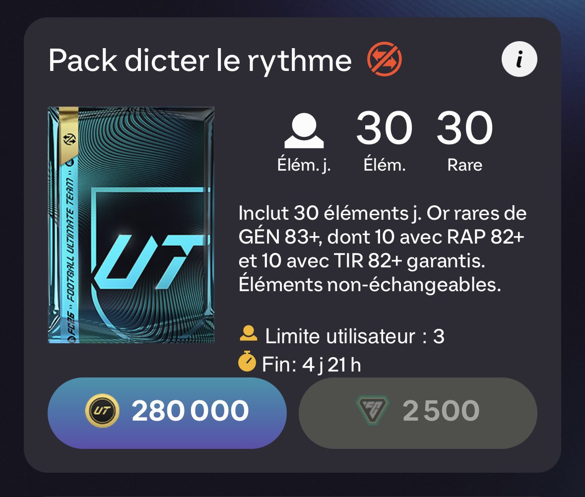 babaFut_'s tweet image. ⚡️JEU CONCOURS EXPRESS !
🎁 Pack 83x30 à gagner !

✅ Follow @babaFut_ Like ce post &amp;amp; RT
✅ identifie un ami + ta console

🕒 Gagnant tiré demain à 21h 
Bonne chance à tous 🍀

Augmente ta chance en me suivant sur YouTube youtube.com/@baba_fut?si=-…