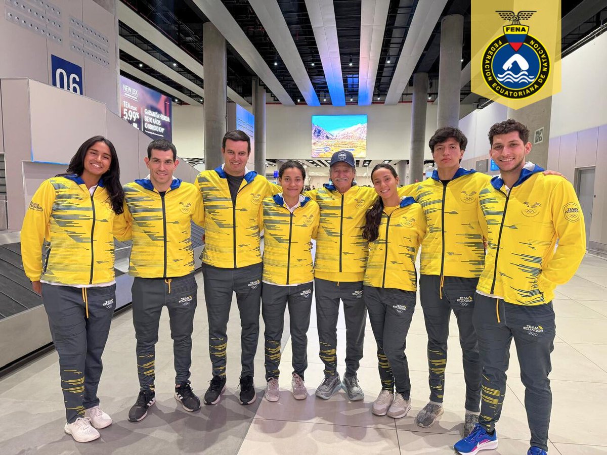 📍 Lima, Perú.
¡El equipo de natación piscina de Ecuador ha llegado! 🇪🇨🏊‍♂️
Listos para darlo todo en los Juegos Bolivarianos Ayacucho Lima 2025. La meta es el podio. 🥇
¡Acompáñanos en este sueño!
​
#Bolivarianos2025 #Natación #piscina #FENA