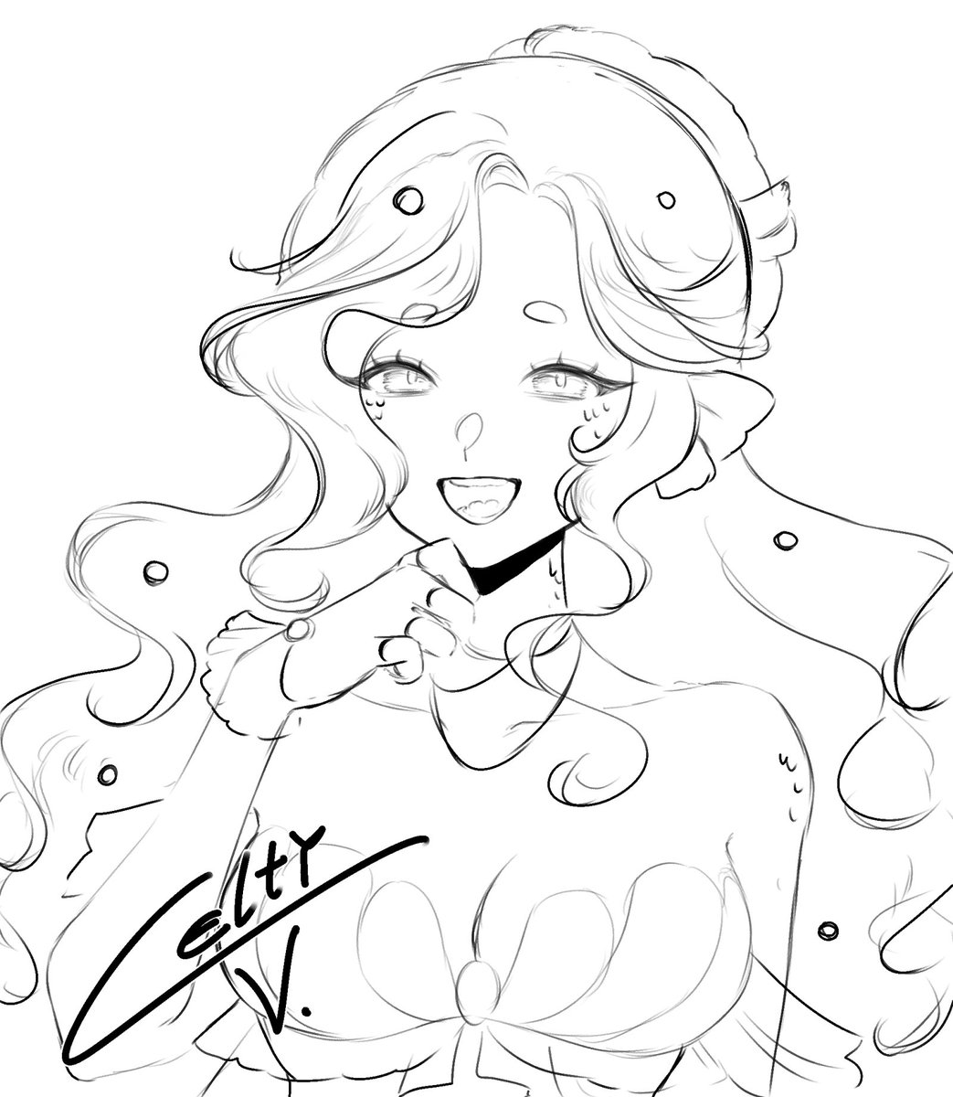 Celty_Vaelith's tweet image. Our beloved fish momma for the sweetest 16th!!! :3c

VT: @MyMerrow