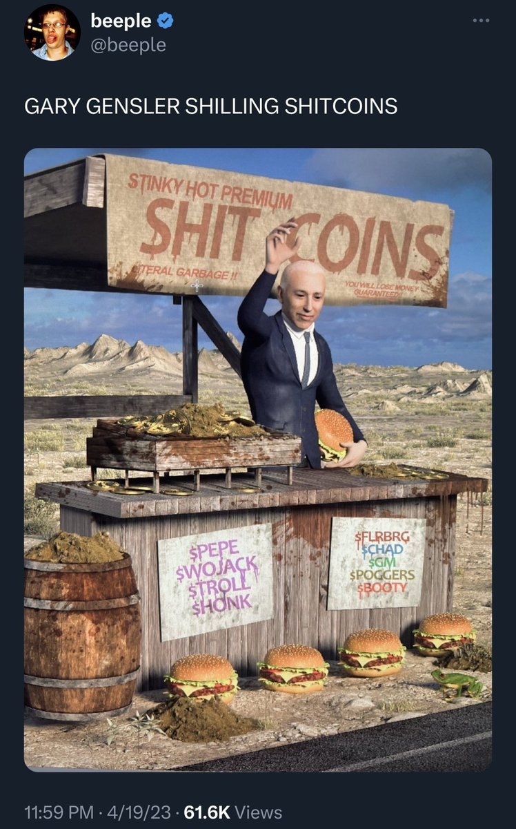 Honklercoin's tweet image. Did you know @beeple once shilled $HONK amongst the big dawgs in 2023? 🤡🌎

3jmpM2Nk6fuNgENWFkG5d3hJaxVd3cPSceEmkfgmpump

$PEPE
$WOJAK
$TROLL
$HONK