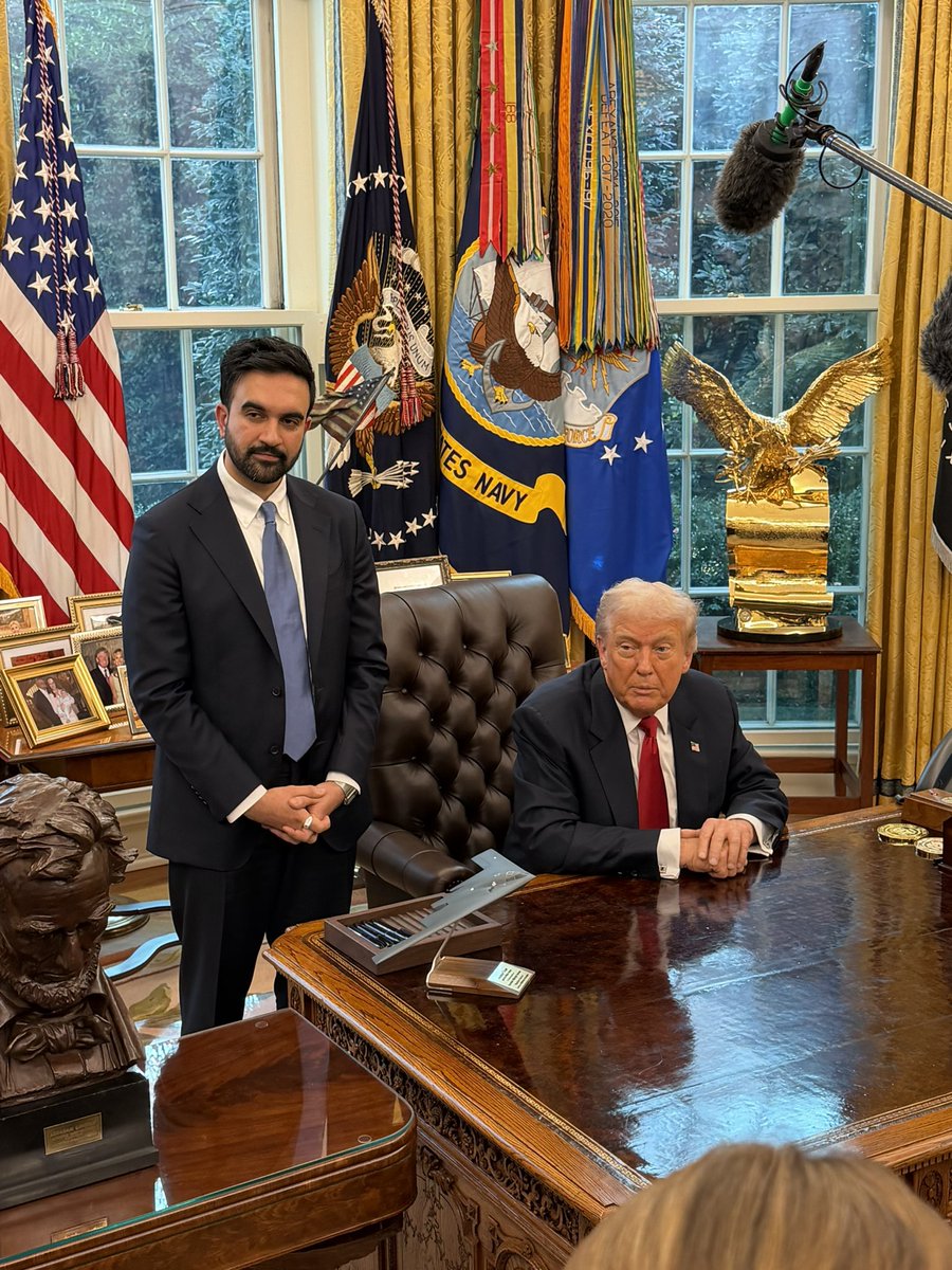 KatiePavlich's tweet image. President Trump says he has one thing in common with Mamdami: They want New York to do well