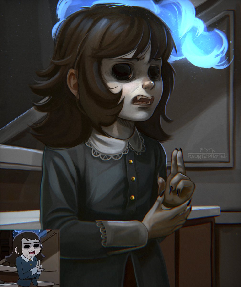 A small redraw of a frame from the series.

#hauntedhotel #hauntedhotelfanart #abaddon