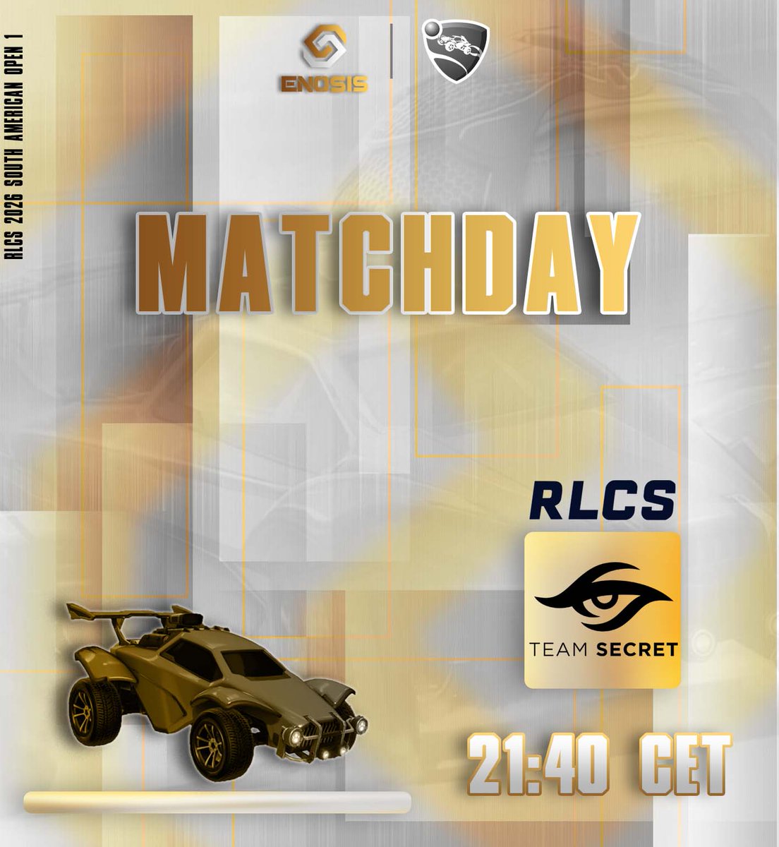 ▫️LOWER BRACKET▫️

🏆 <a href="/RLEsports/">Rocket League Esports</a> Major 1 SAM Open 1
🆚 <a href="/teamsecret/">Team Secret</a>
🕘 20:55 CET 
🎥 twitch.tv/del1veryy

Seems like our playoffs hopes is decided Vs one of the best teams in the region time for a great underdog run and bit of revenge😉

<a href="/Lucas06rl_/">Luca$06</a> <a href="/del1veryy/">del1very.</a> <a href="/snipjz/">snipjz.</a>

#OCOE