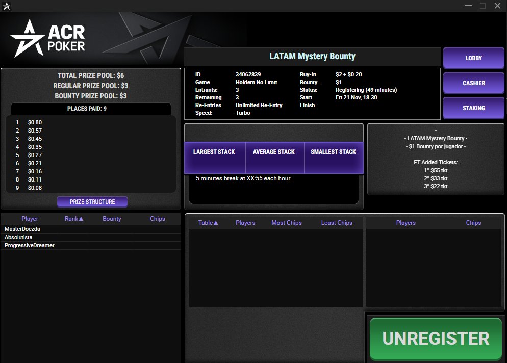 Dale que es Viernes y tu bolsillo lo sabe! 🤑
MB con tickets added a FT arranca en un ratito! GL

⏰SORTEO $22 TKT! 
1⃣Seguinos: <a href="/AcrPokerLatam/">ACR Poker Latam</a> <a href="/ACR_POKER/">ACR Poker</a>
2⃣MG❤️
3⃣Nick de ACR en comentarios