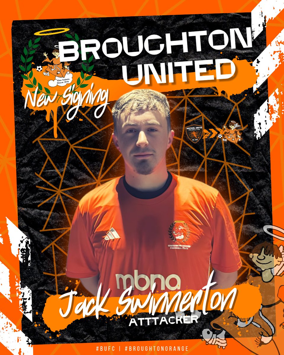 ✍️ | Another Friday night addition to bolster our Reserve side - welcome to Broughton, Jack Swinnerton🤝

Jack joins us from Holywell United. A talented attacker with real quality, we're excited to see what he can bring, starting tomorrow👀

#BUFC⚽️ | #BroughtonOrange🟠