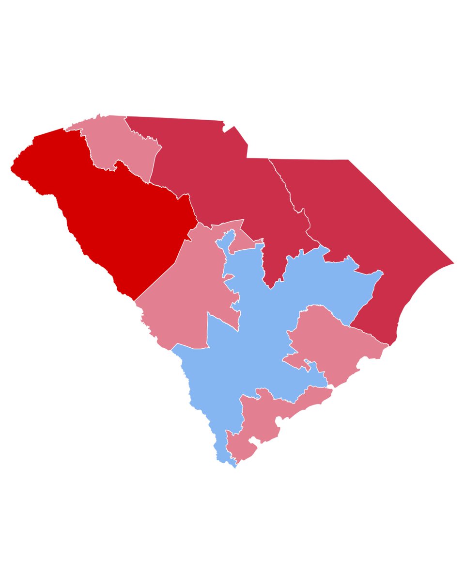 dustinemills47's tweet image. JUST IN: In a huge move, SOUTH CAROLINA is moving toward redistricting its U.S. House map for the 2026 midterms - eliminating the sole Democrat from the state.