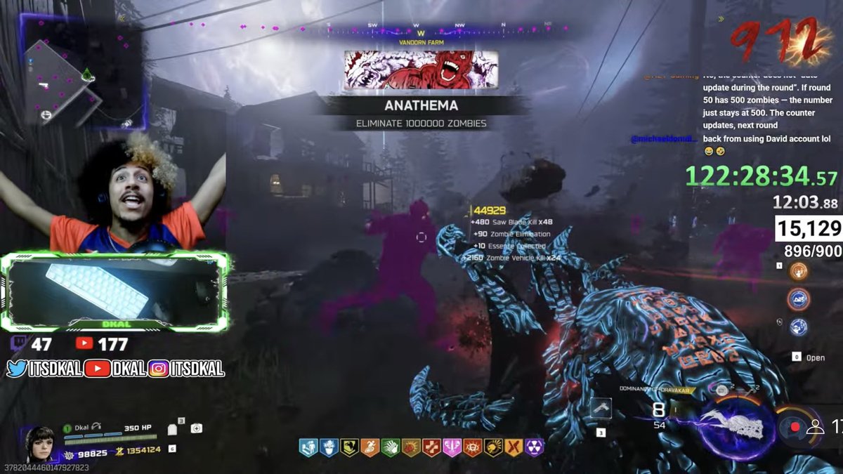 itsDkal's tweet image. WORLDS FIRST 1,000,000 KILLS CALLING CARD!