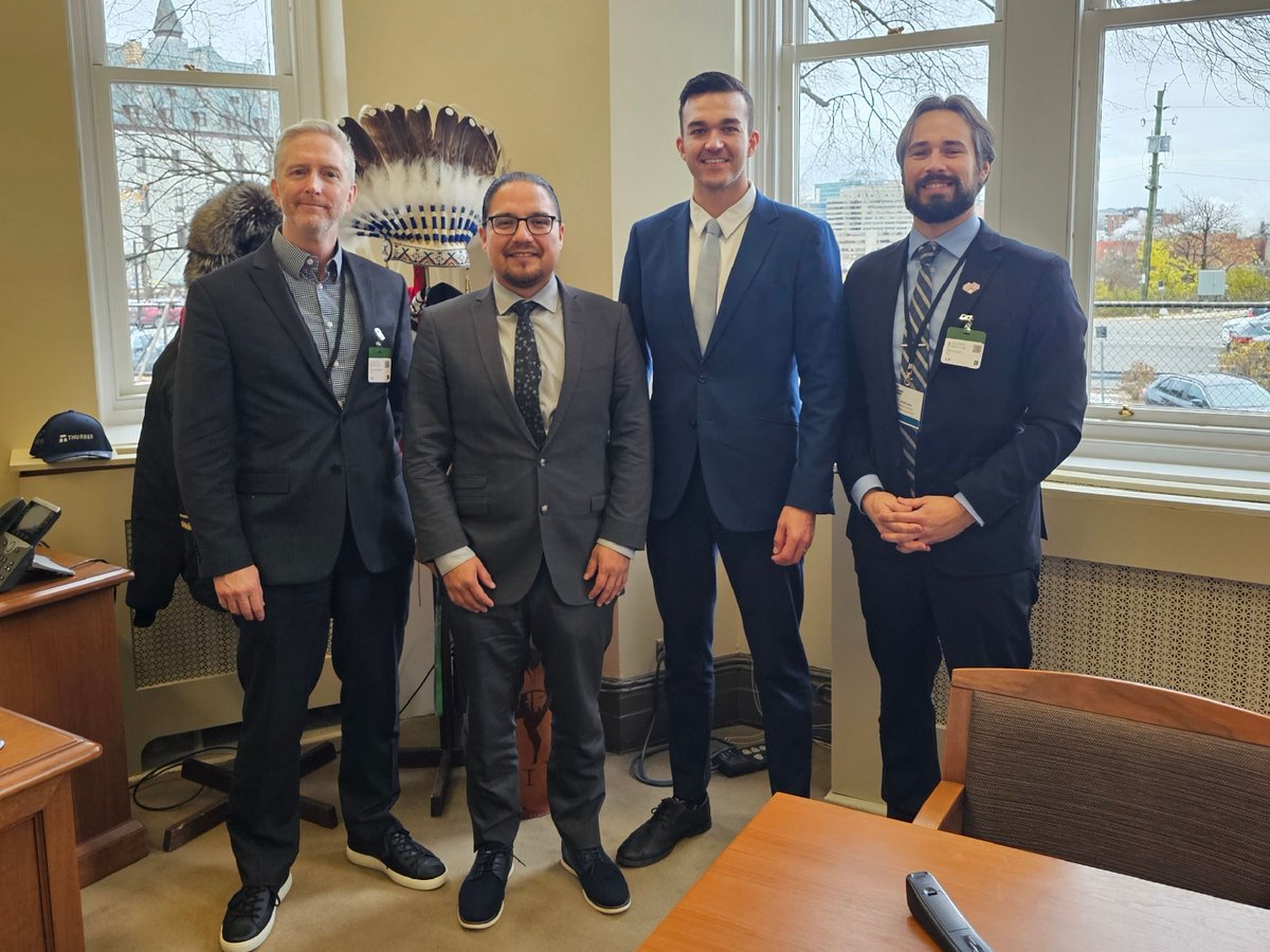 ABheartland's tweet photo. Thank you to MPs @TerryDuguid, @billymorinECN, Jonathan Rowe and others for meeting with us in Ottawa this week to discuss our region’s priorities. We appreciate your time, insight, and leadership! https://t.co/tMyJ6DMUfZ