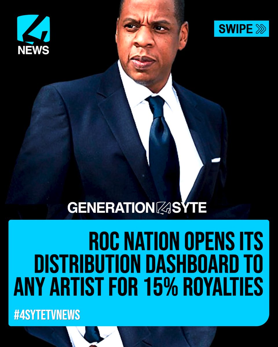 official4SYTETV's tweet image. Roc Nation has officially launched its own distribution platform:

▫️ 85% royalty payouts, paid monthly
▫️ Distributes to 200+ platforms
▫️ Central dashboard for socials, streaming &amp;amp; audience data
▫️ No upfront costs, sign-ups open now

#RosecransMedia #RocNation