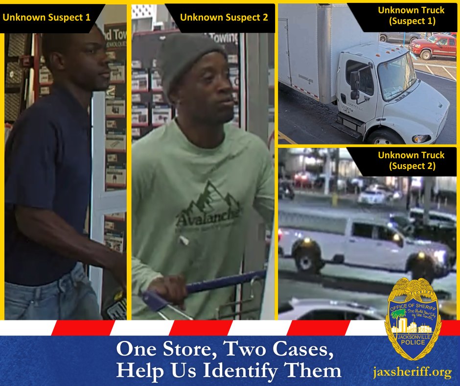 JSOPIO's tweet image. 𝐎𝐧𝐞 𝐒𝐭𝐨𝐫𝐞, 𝐓𝐰𝐨 𝐂𝐚𝐬𝐞𝐬, 𝐇𝐞𝐥𝐩 𝐔𝐬 𝐈𝐝𝐞𝐧𝐭𝐢𝐟𝐲 𝐓𝐡𝐞𝐦
Imagine working a normal Thursday afternoon, only for two unrelated suspects to turn the same Highlands retail store on Dunn Avenue into their own personal “tool drive-thru” just hours apart.

𝐓𝐡𝐞…