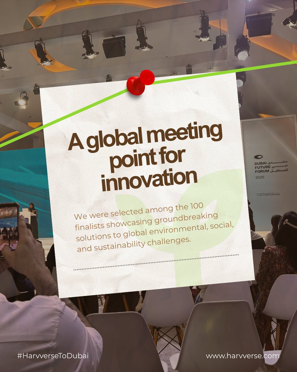 harvverse's tweet image. Dubai showed us that agricultural innovation has no borders. 🌍🌱
More highlights from our journey at @PrototypesforH  coming soon.
#PrototypesForHumanity2025 #PrototypesForHumanity #DubaiFuture #DubaiCulture #CreativeDubai