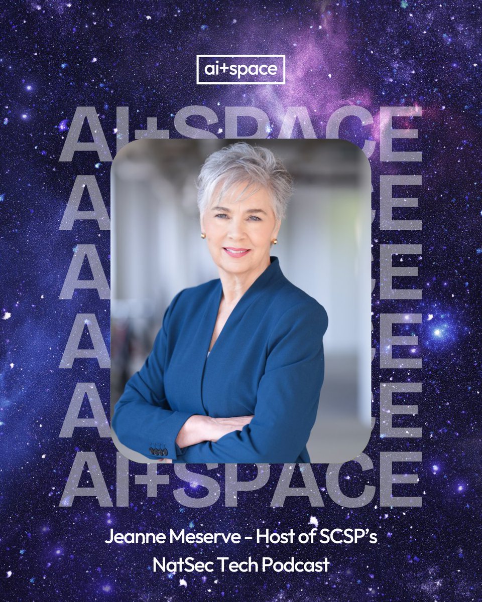 We are excited to welcome two voices joining the AI+ Space Summit to explore space security, commercial space, and space exploration in the age of AI! 🛰️

<a href="/Brandon_Exiger/">Brandon Daniels</a>, CEO of <a href="/ExigerLLC/">Exiger</a>, will share key insights on ensuring supply chain security. And <a href="/JeanneMeserve/">Jeanne Meserve</a>, host of