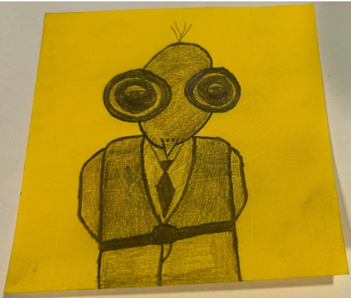 sparksompen1's tweet image. Day 8️⃣8️⃣ | @NUMTWOODLESART ✏️
Today’s piece: “Professor Squint”
✏️#TWOODLES✏️