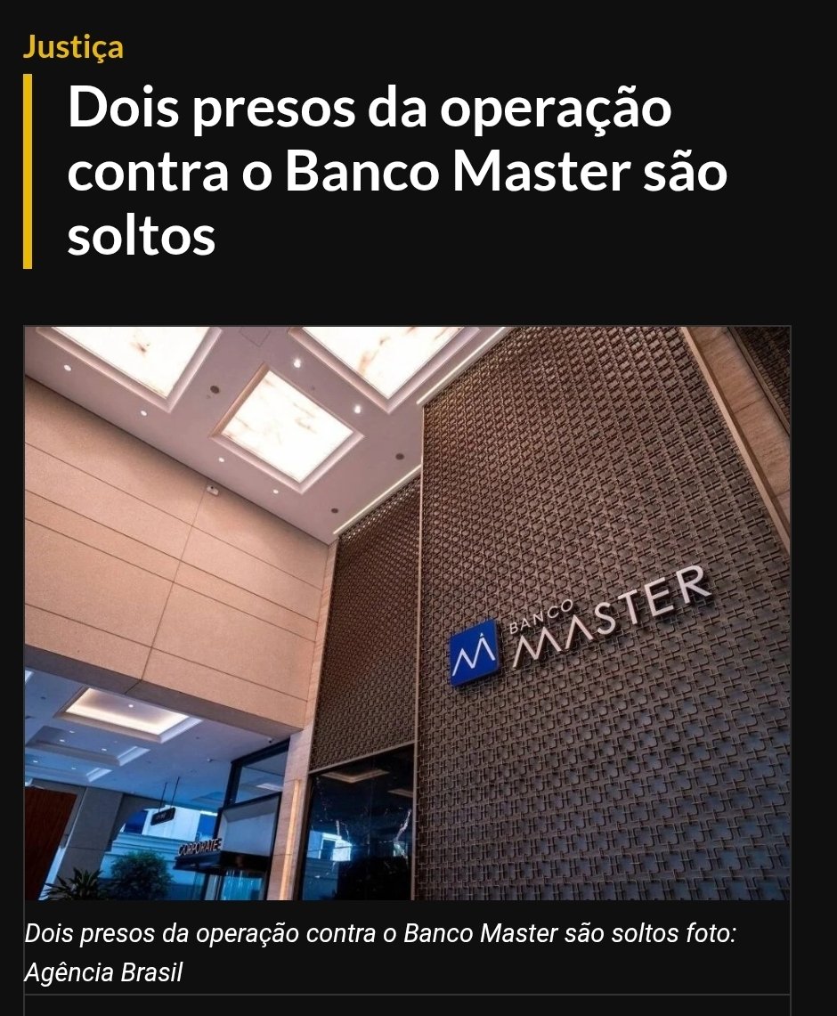 claudio_dantas_'s tweet image. Dois presos da operação contra o Banco Master são soltos claudiodantas.com.br/dois-presos-op… via @portaldodantas