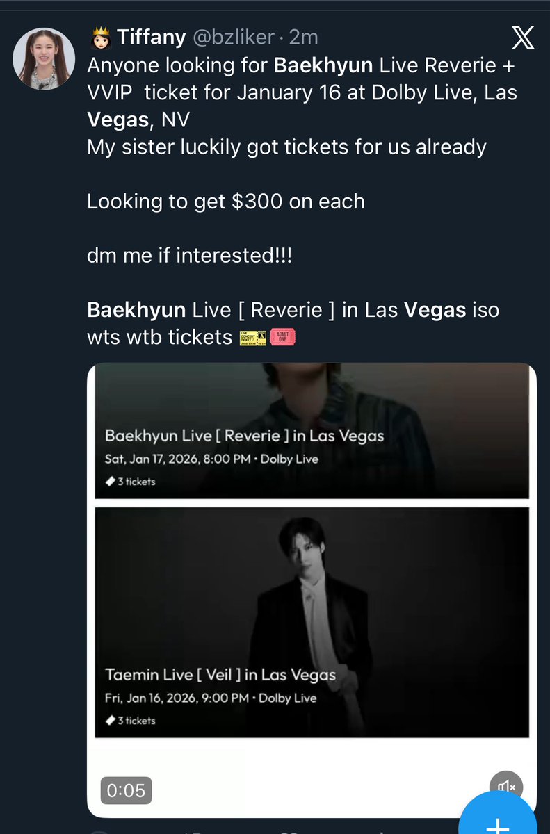 dhlsclover's tweet photo. how many sisters are luckily getting your baekhyun tickets https://t.co/FkkU2wOk2S