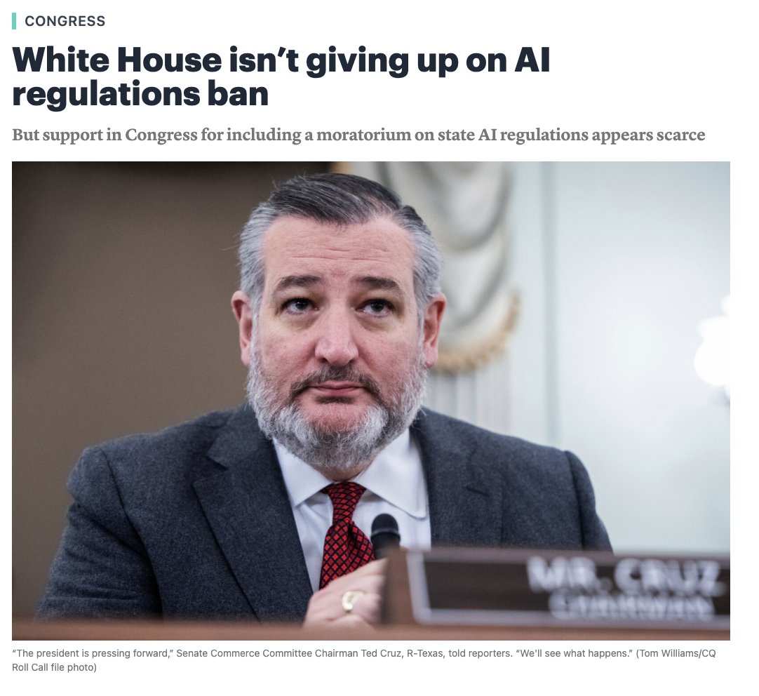 DesignItForUs's tweet image. We&apos;re calling on members of Congress to stand firm against the addition of sweeping AI preemption in the National Defense Authorization Act. Lawmakers should not nullify states&apos; rights to protect their young people and residents from harmful AI products.