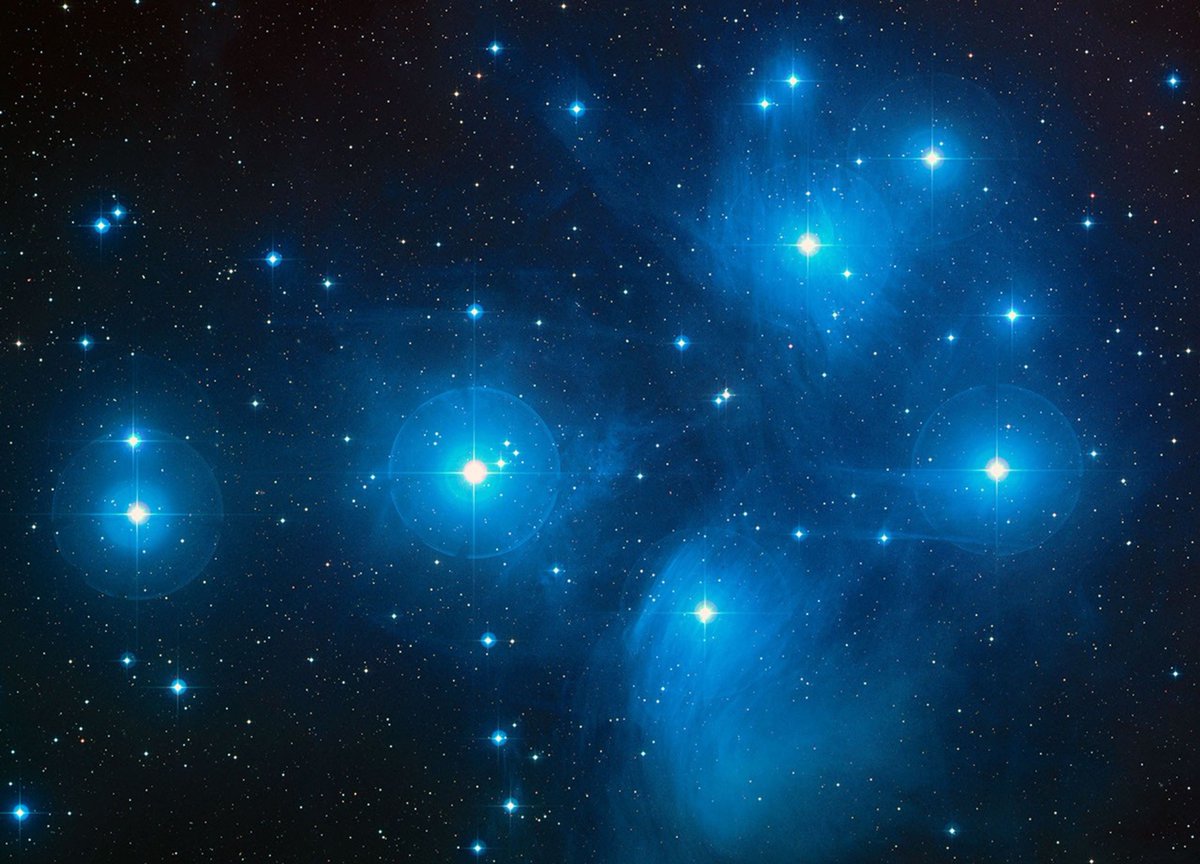 You’ve definitely seen the Pleiades aka the “Seven Sisters” in winter’s night sky. Here’s the twist: they’re part of a family of more than 3,000 stars stretching 1,900 light-years across the sky, all born together about 100 million years ago.

science.nasa.gov/missions/tess/…