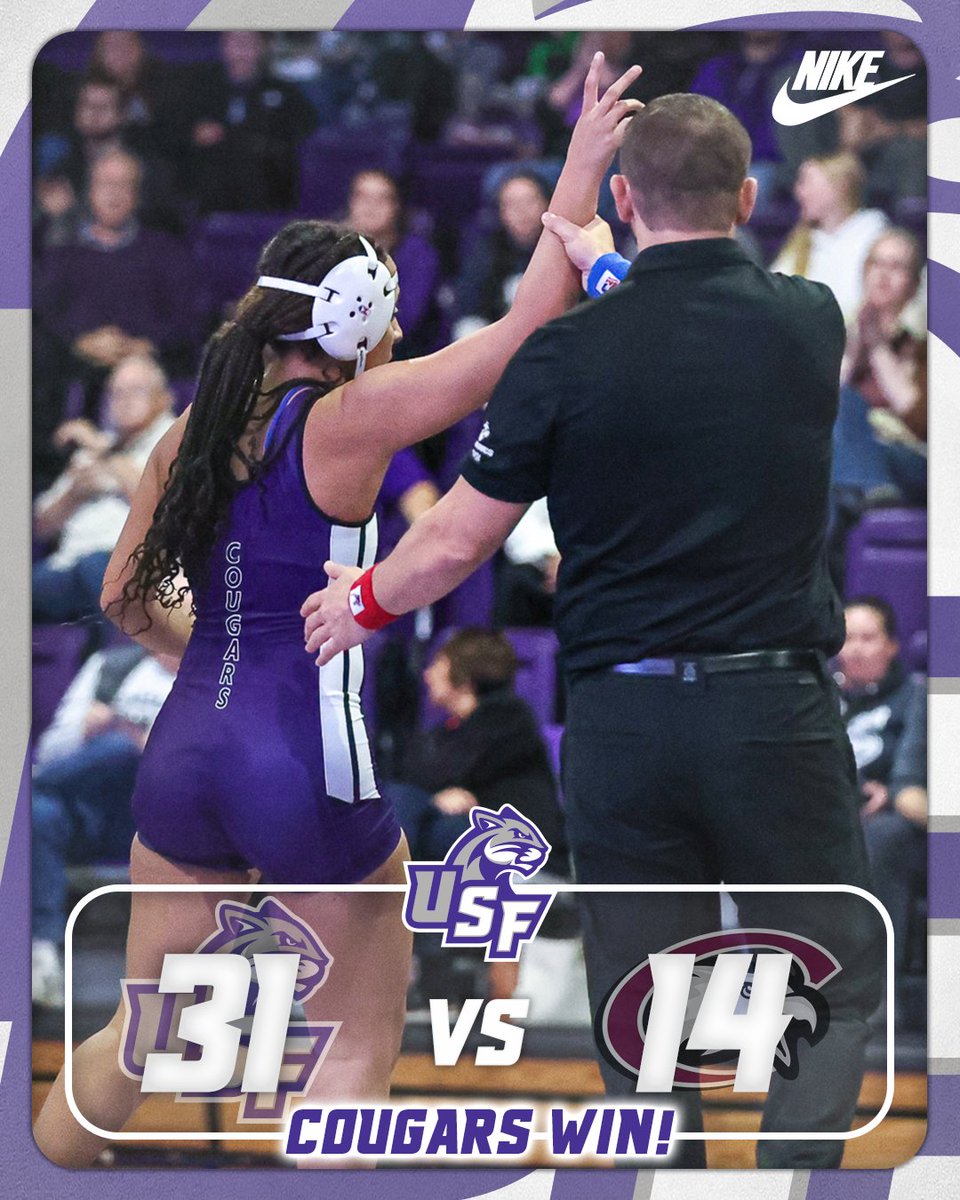 Dub ✌️ of the day over Chadron State!

#CooFalls | #BarnCatTough