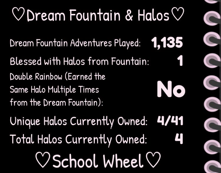 bwrbiegirl's tweet image. ♡ I’m starting at 1,135 wishes for glitterfrost! hopefully the fountain lady decides to bless me with one this time ♡

— a thread!! 🧵 ♡

(this is mainly for me to keep track of the amount of wishes i do at the fountain!)